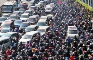 Traffic congestion in Vietnam